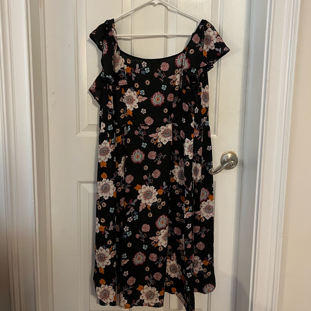 Wrap-around dress.